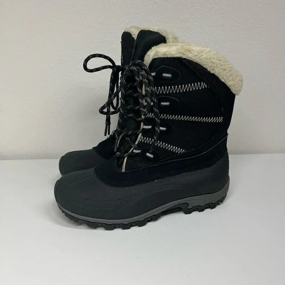 Kamik Sainteanne Waterproof Insulated Boots Size 10 Black